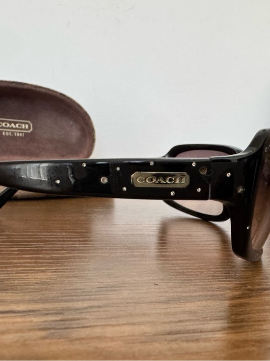 Coach samantha s425 onyx Women\'s Black Gradient Lens Sunglasses main image 4